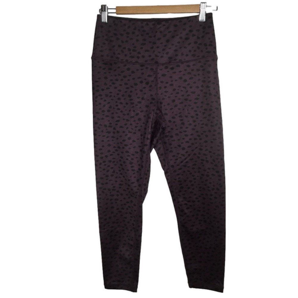 NWT Marika Plum Animal Print legging L